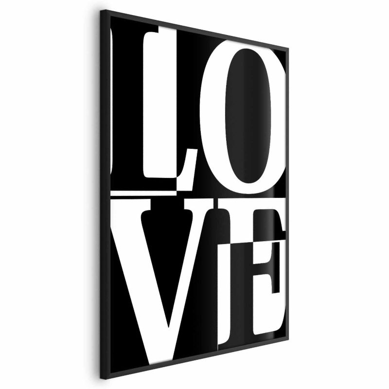 Plakat Artgeist Miłość 21x30 cm z ramą czarną 1 szt