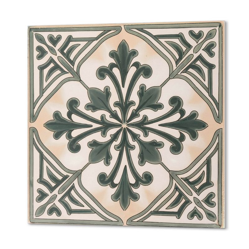 Ścienne Kafelki PCV ArtPrintCave 20x20 cm Wzór roślinny w kwadracie 20 szt.