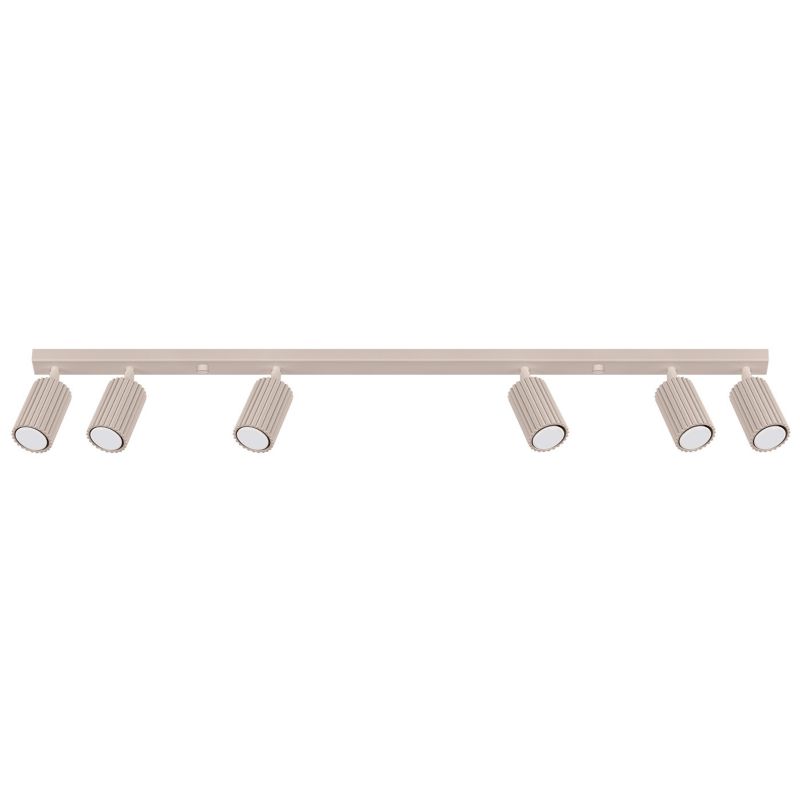 Spot reflektor natynkowy Sollux Lighting KARBON taupe 6xGU10x10W wym:16,5x117x6,5cm IP20 -1 szt.