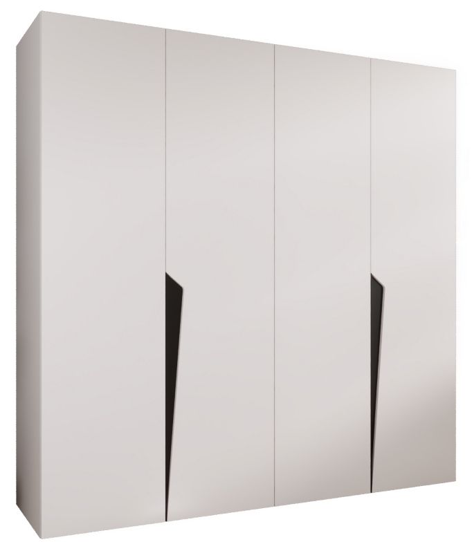 Szafa uchylna otwierana Abiks PIANO 1 200 wys 202 cm Biały + Czarny 1 szt