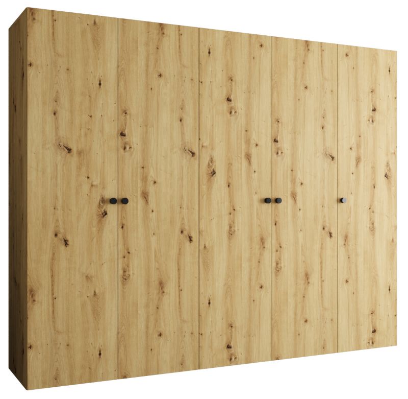 Szafa uchylna Abiks PARMA 1 250 wys. 202 cm Artisan + u. Czarny 1 szt