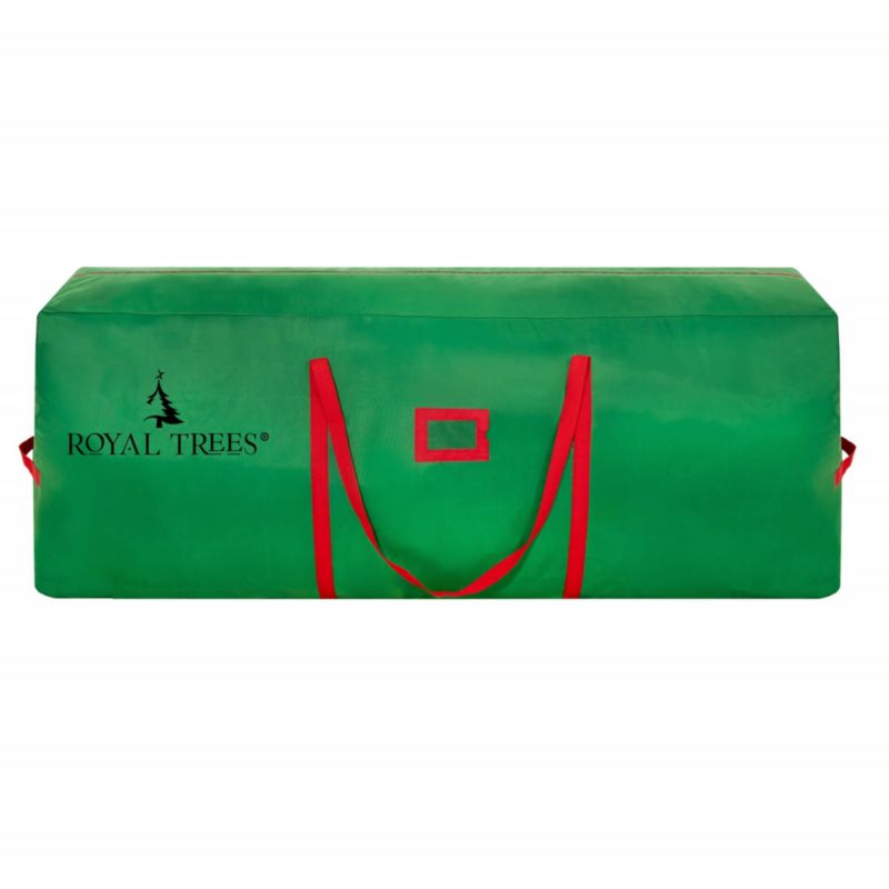 Torba na choinkę Springos 125x50x40 cm z zamkiem i uchwytami zielona 1 szt.