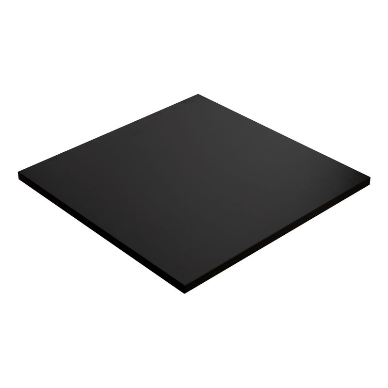 Blat do stolika KOLM kwadratowy 68 x 68 cm Czarny 1szt.