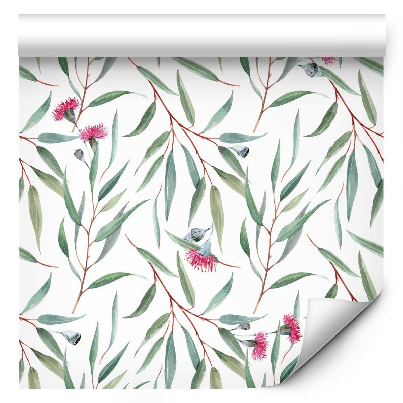 Tapeta flizelinowa Artgeist 110g/m2 Kwiaty biała 50x1000 (10 części) 10063ja rolka 1 szt