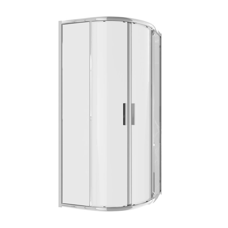 Półokrągła kabina prysznicowa Ravak Blix Slim BLSCP4 80 bright alu, szkło Transparent