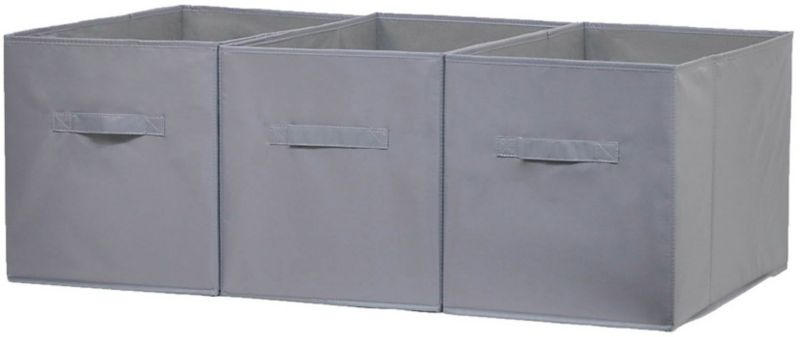 Pudełko 31 x 55 x 33 cm szare 3 szt.