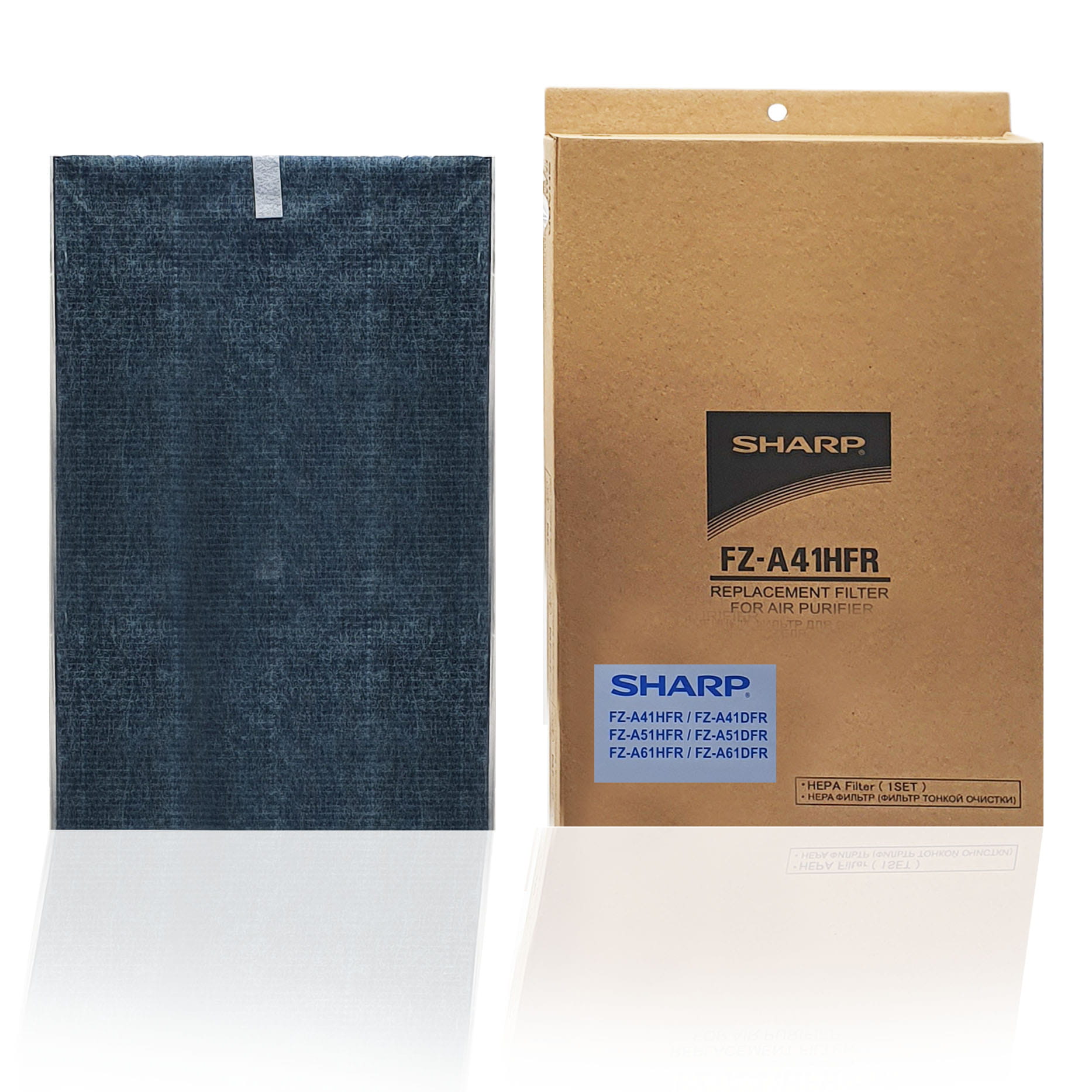 SHARP FZ-A41HFR filtr Hepa do oczyszczacza KC-A40EUW i KC-A40EUB. Oryginalny filtr Sharp.
