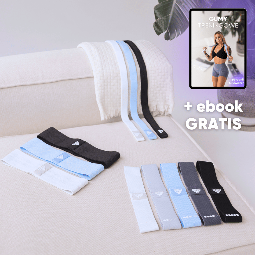 Zestaw gum - Deep Ocean Mini Band, Hip Band i Power Band - Deep Breath