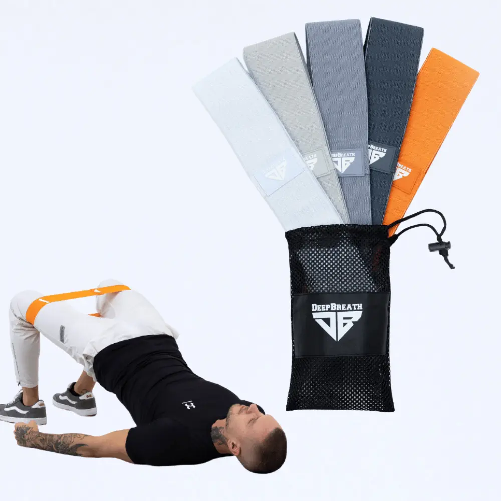 Materiałowe gumy do ćwiczeń - Urban Fire Mini Band - Deep Breath