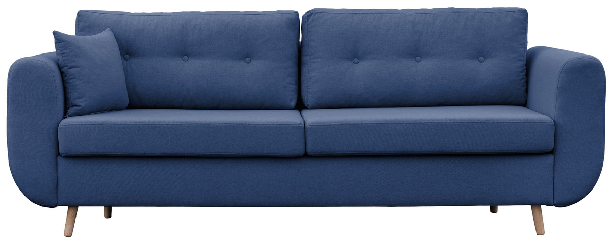 Granatowa kanapa w stylu nowoczesnym do salonu AURA