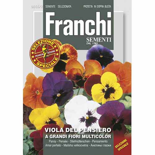 1 szt, Bratek wielkokwiatowy, mieszanka kolorów Morami - Nasiona: Ilość w opakowaniu: 0.4 g