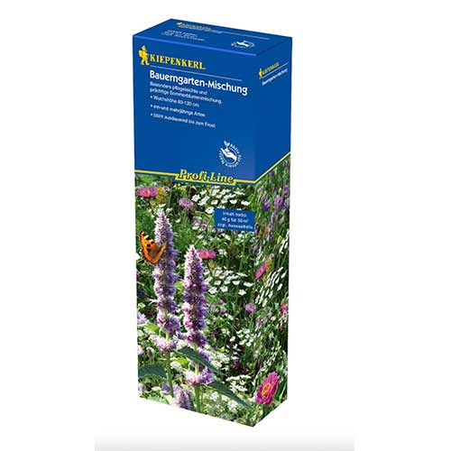 Mieszanka kwiatów do ogrodu wiejskiego - Nasiona. Ilość w opakowaniu: 1 opak - GradinaMax