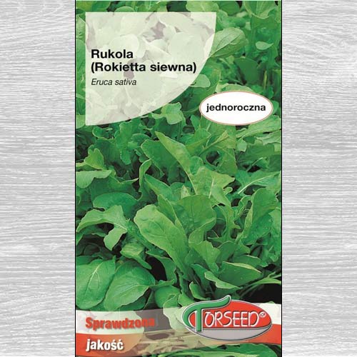 1 szt, Rukola jednoroczna (Rokietta siewna) - Nasiona: Ilość w opakowaniu: 0.5 g