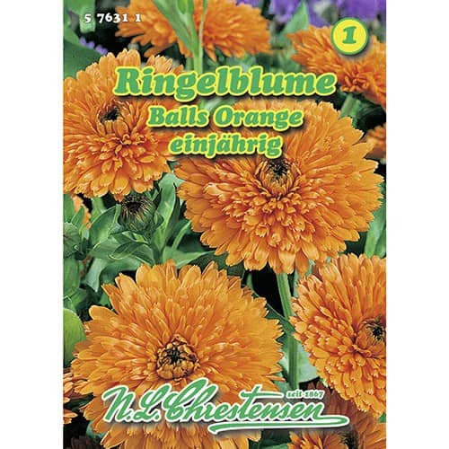 Nagietek lekarski Balls Orange - Nasiona. Ilość w opakowaniu: 1 opak - GradinaMax