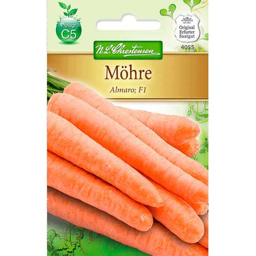 1 szt, Marchew Almaro F1 Chrestensen - Nasiona: Ilość w opakowaniu: 1 opak
