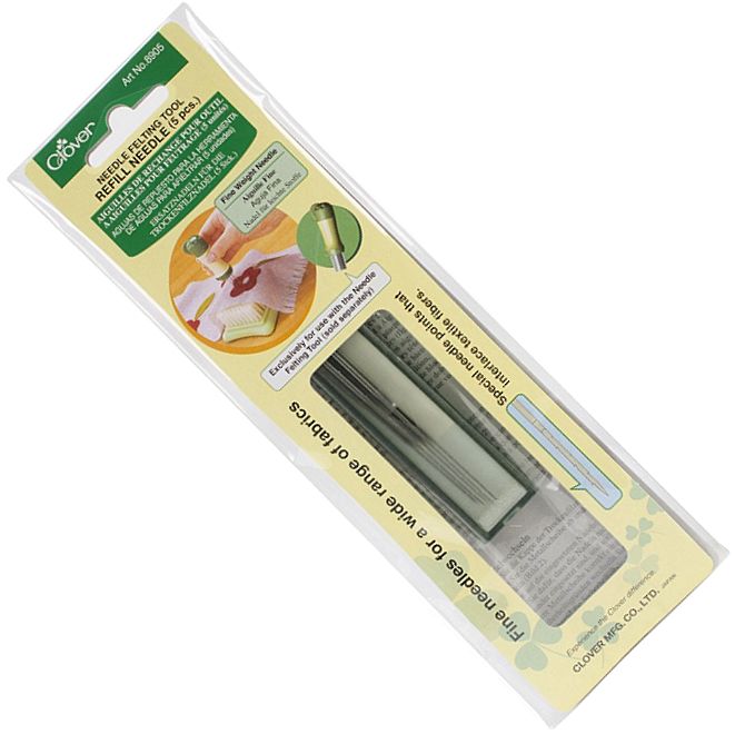 igły do filcowania cienkie 9cm CLOVER 8905 .