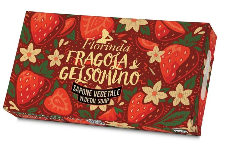 Florinda Mydło Naturalne – Truskawka i Jaśmin, 100 g