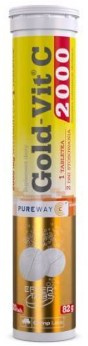 OLIMP LABS Gold-Vit C 2000 pomarańcza - 20 tabl musujących