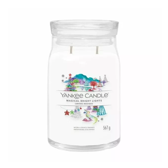 Yankee Candle Signature – Świeca duża Magical Bright Lights, 567 g