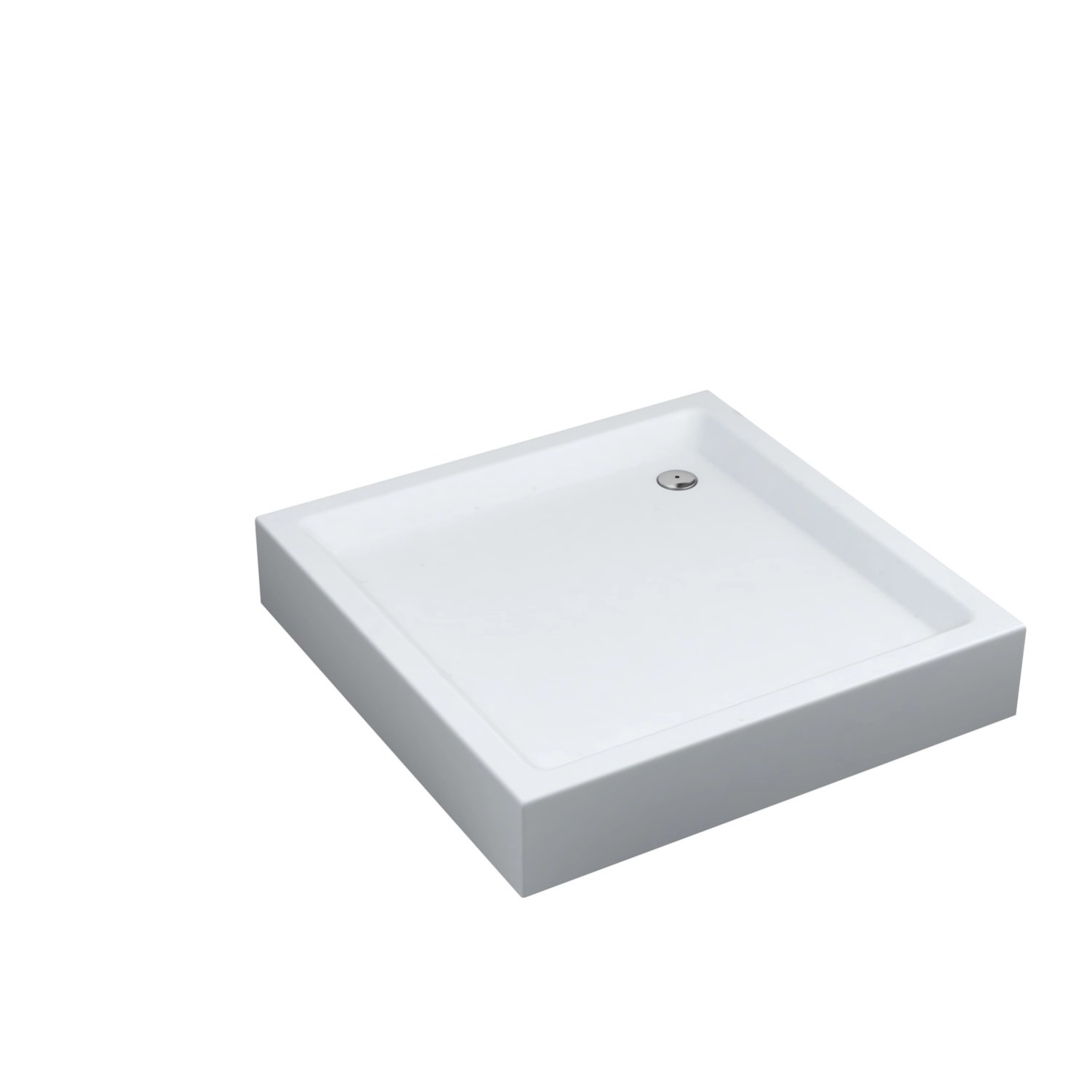 Schedpol Brodzik kwadratowy Grote 80 biały 80x80x16