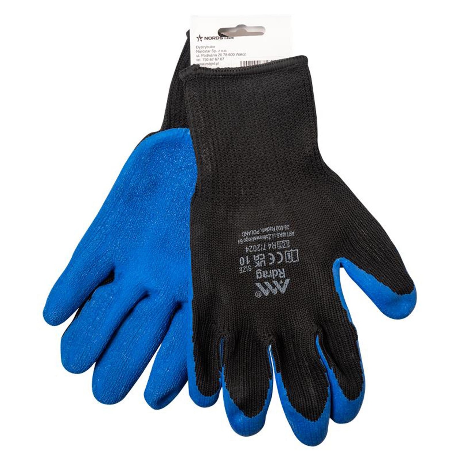 Rękawice ocieplane Rdrag - roz. 10