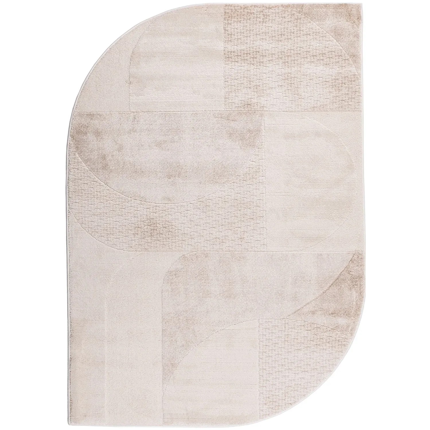 Multidecor Dywan MODESTO geometryczne kształty 160 x 230 cm krem