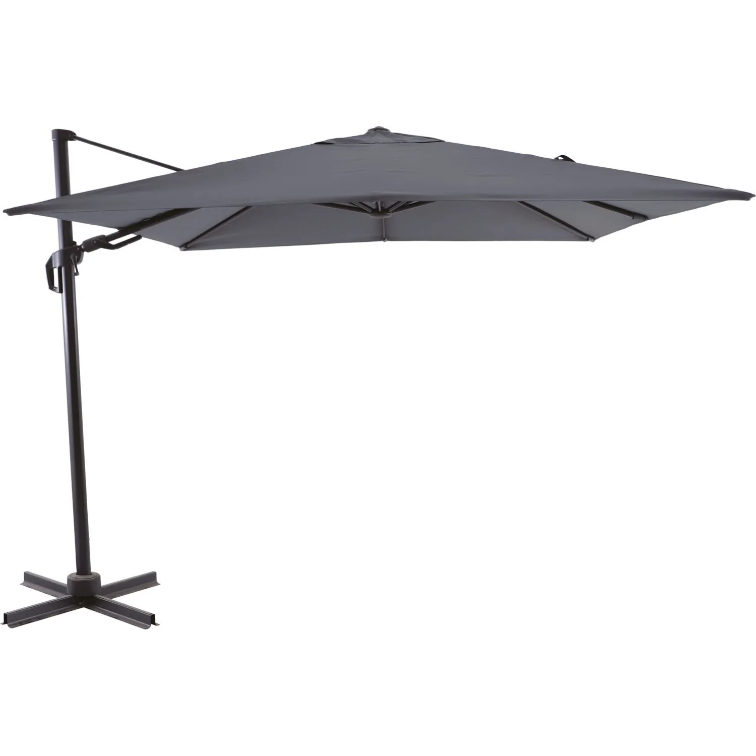 Parasol ogrodowy LAMESA antracyt - 280 x 280 cm