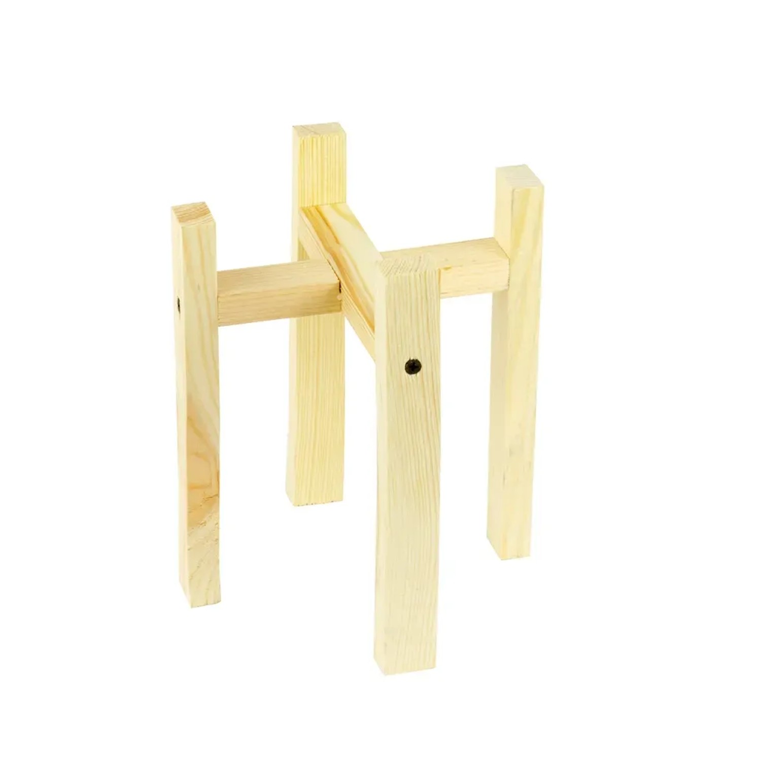 Drewniany stojak na doniczki M naturalny 22 x 20,5cm