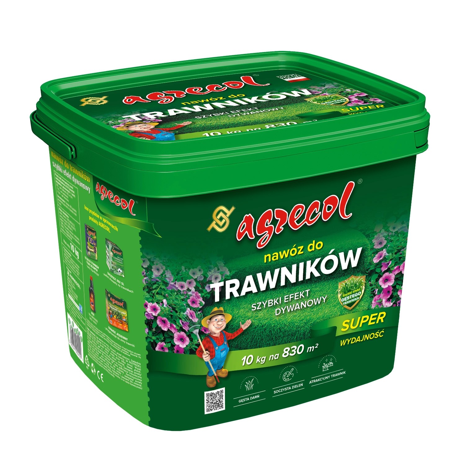 Agrecol Nawóz do trawników efekt dywanowy 10 kg