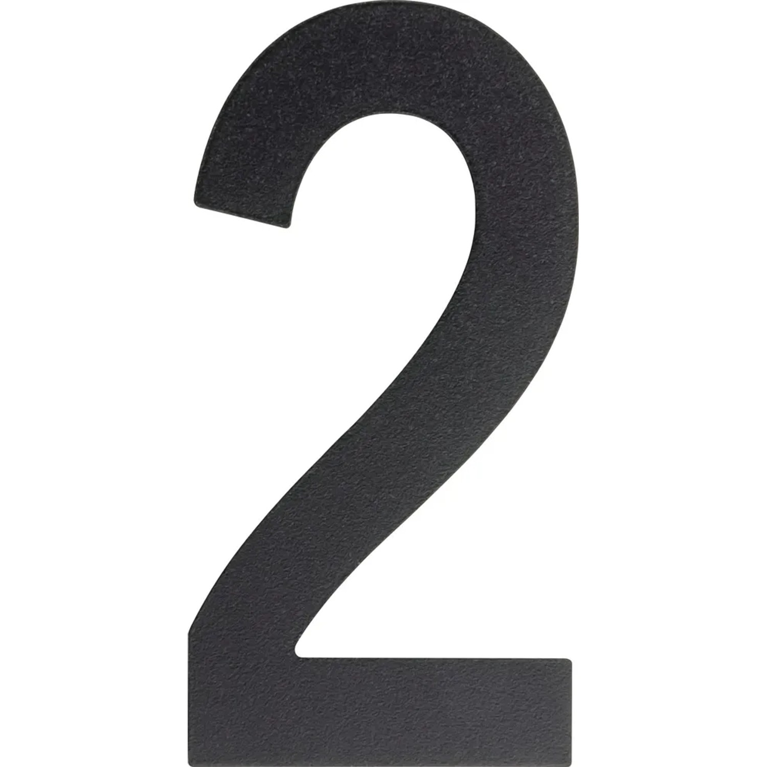 Metro Cyfra czarna matowa 2 50 mm