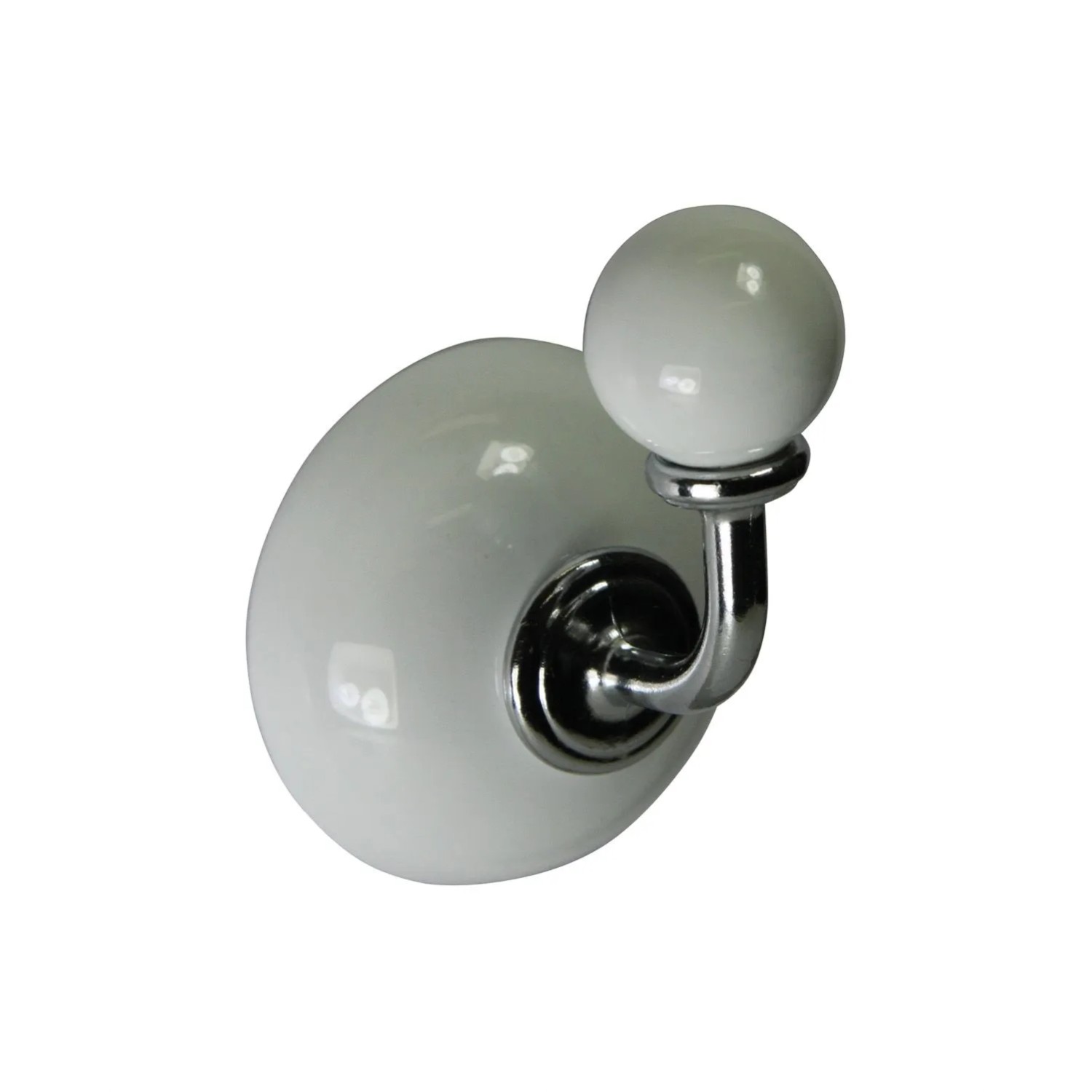 Domino Wieszak ścienny porcelana biały