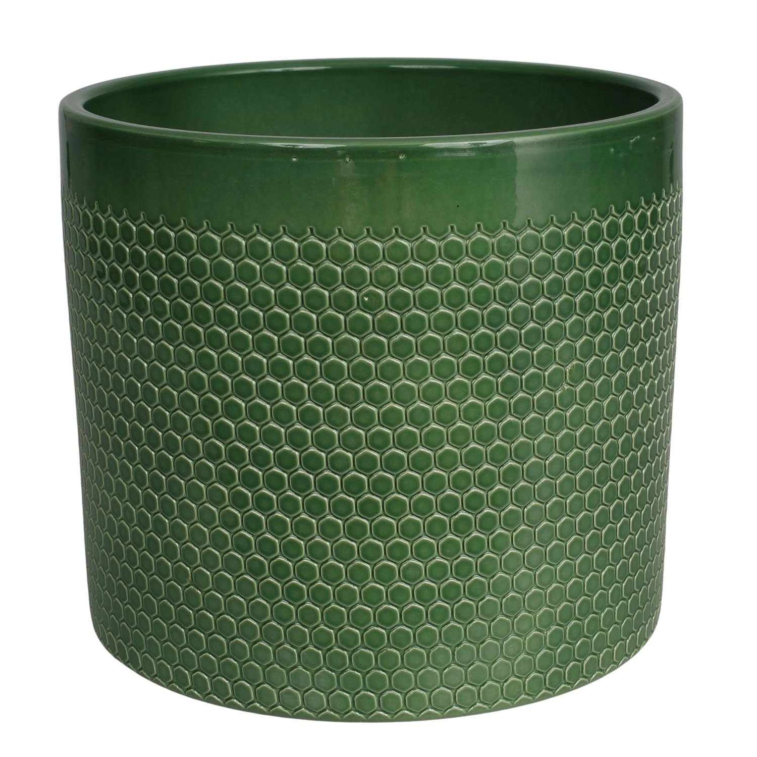 Osłonka Como Honey zielona 4 szt. - 19,5 cm