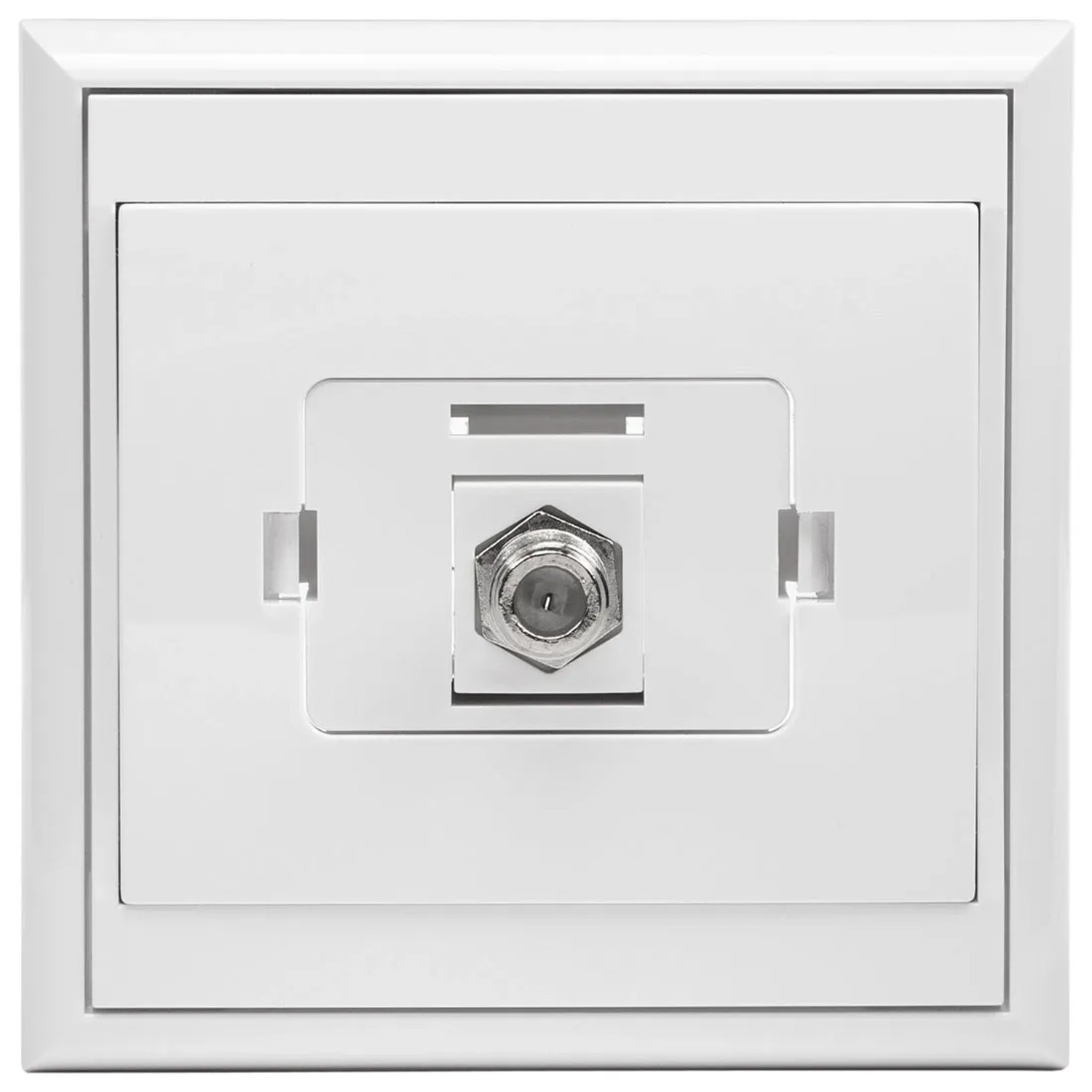 Gniazdo TV Luna typu "F" białe