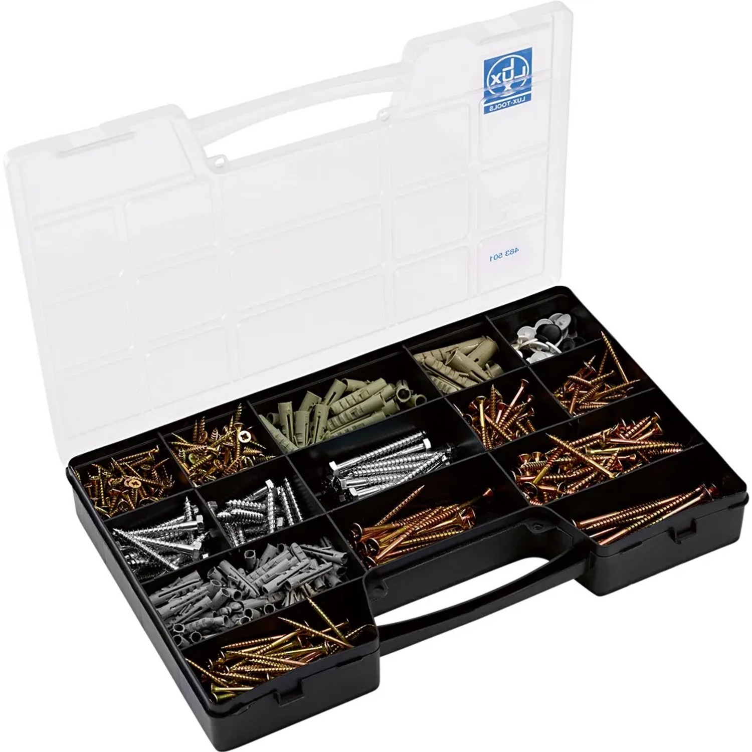 LUX-TOOLS Zestaw wkrętów 620szt