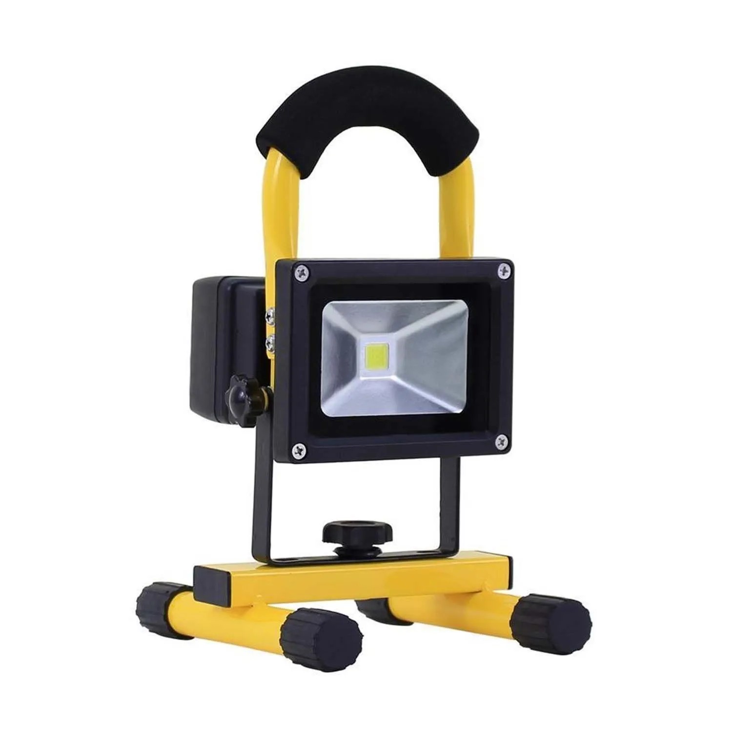 Düwi Naświetlacz akumulatorowy LED AKKU SPOT 7W 6000K 600lm IP54 żółty