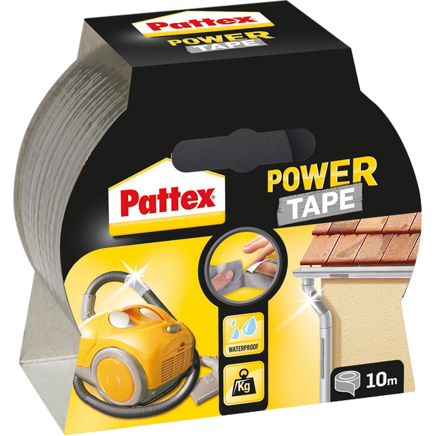 Pattex Taśma naprawcza Power Tape srebrna 10 m x 50 mm