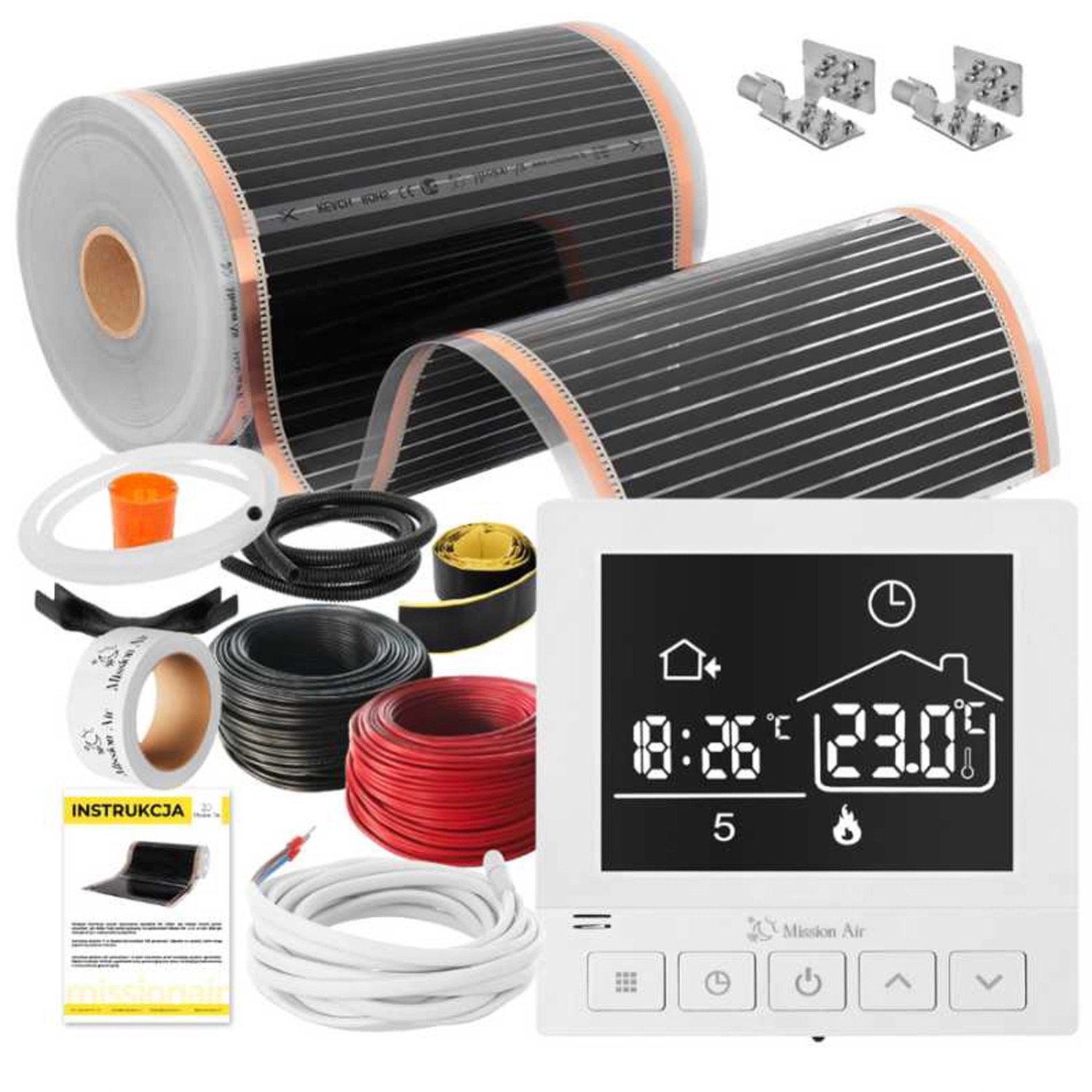 Mission Air Zestaw na podczerwień Silver 50cm +Taurus White 18m2