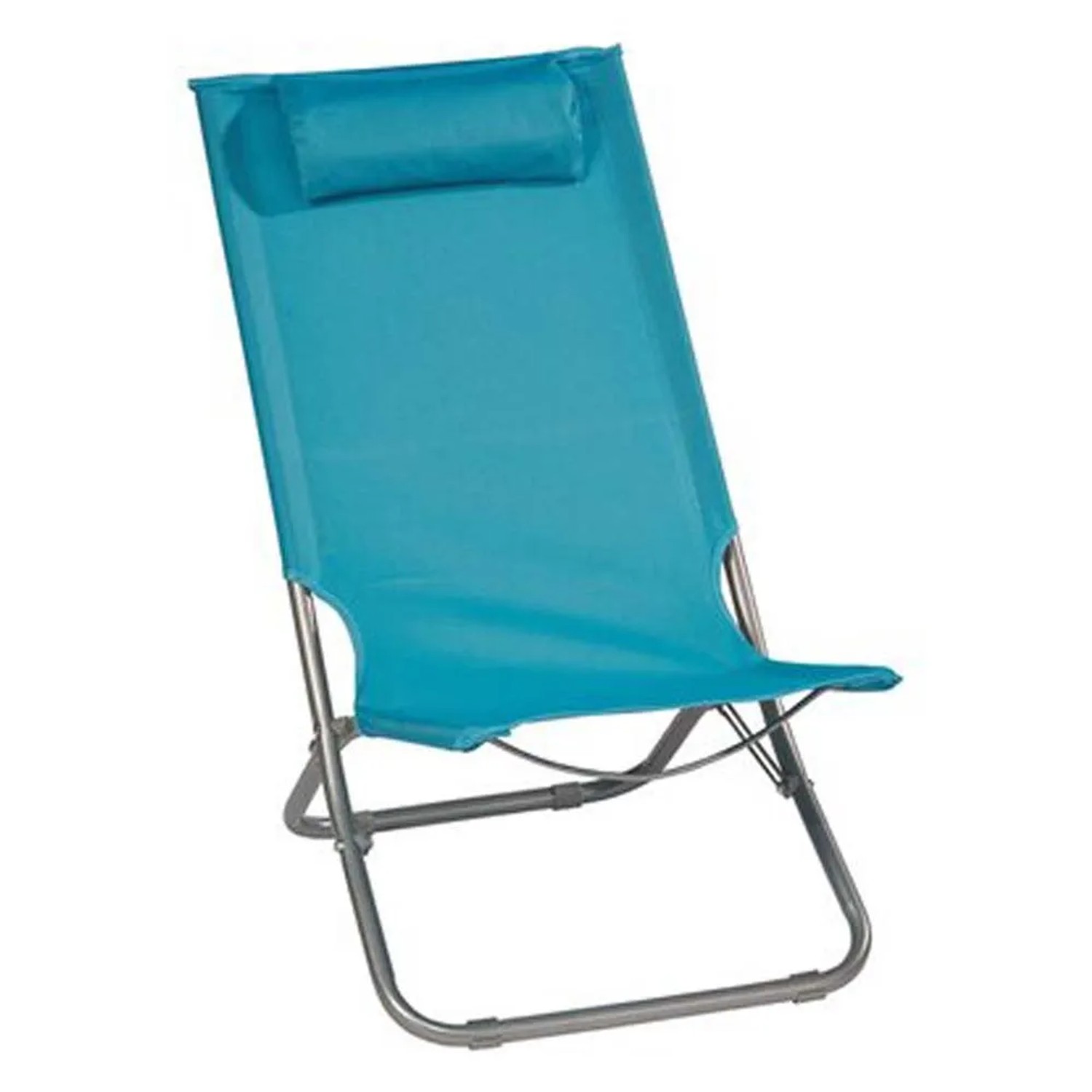 Leżak składany FLATON niebieski