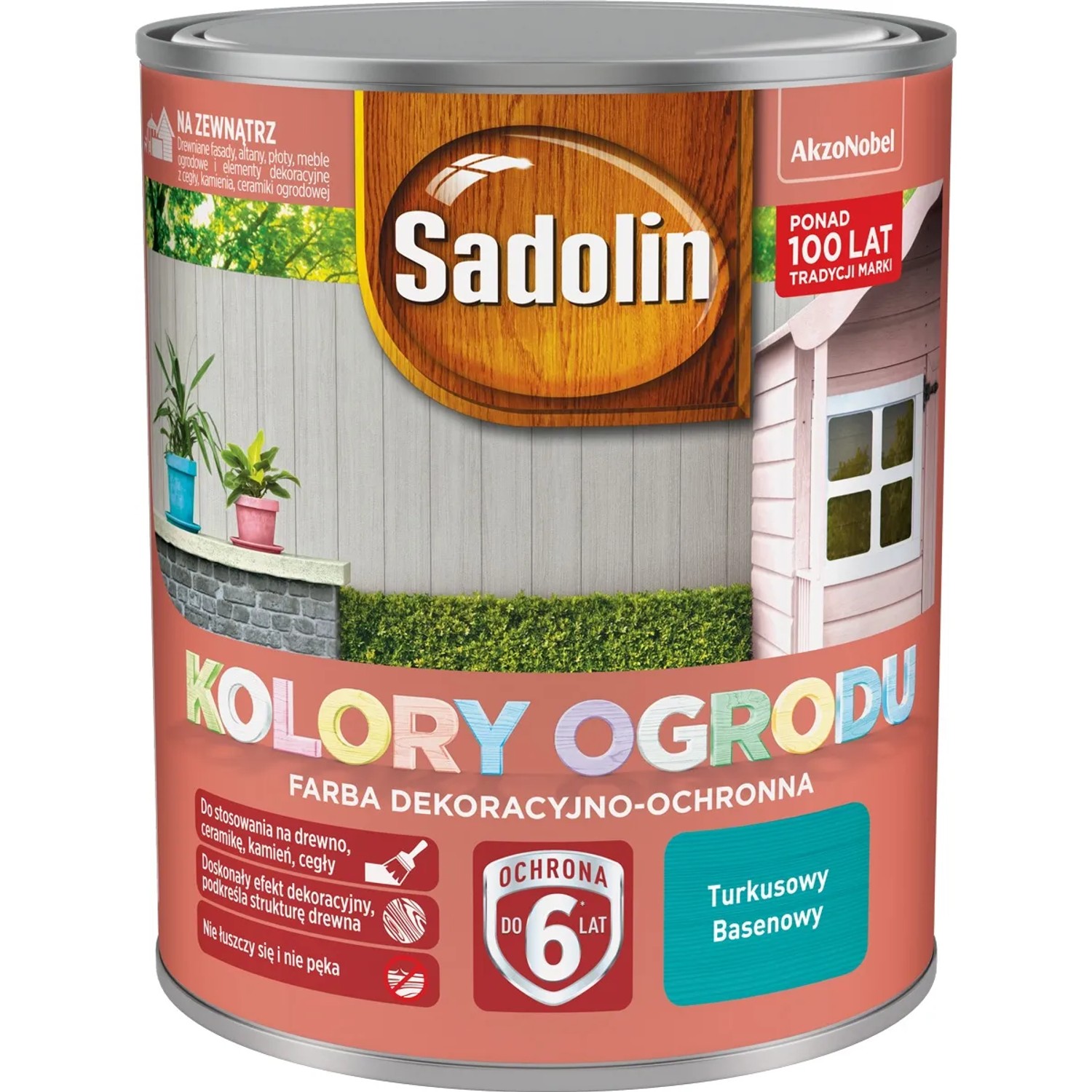 Sadolin Kolory ogrodu Turkusowy basen 700 ml