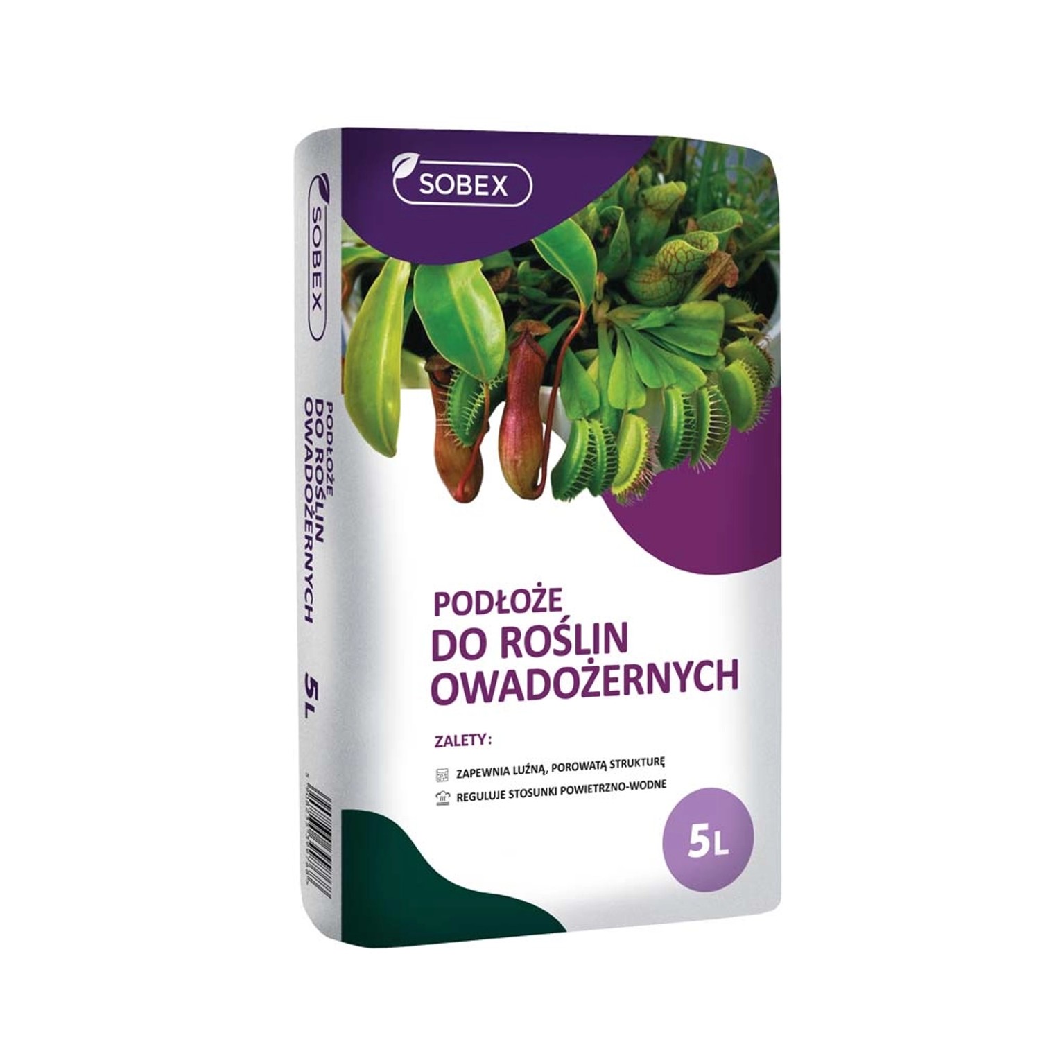 Sobex Podłoże do roślin owadożernych - 5 l