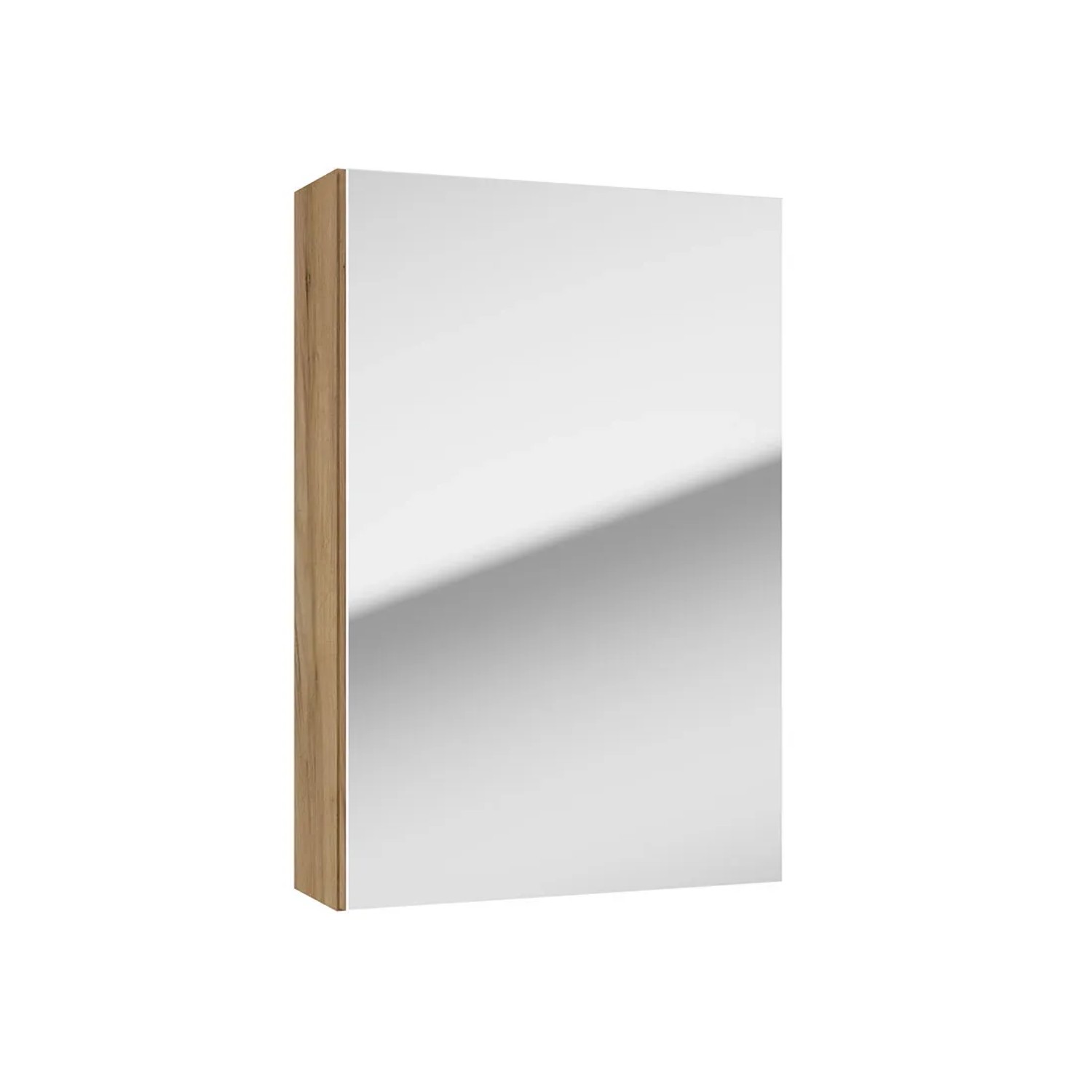 Defra Szafka lustrzana wisząca 1-drzwiowa Twins 40 cm dąb złoty