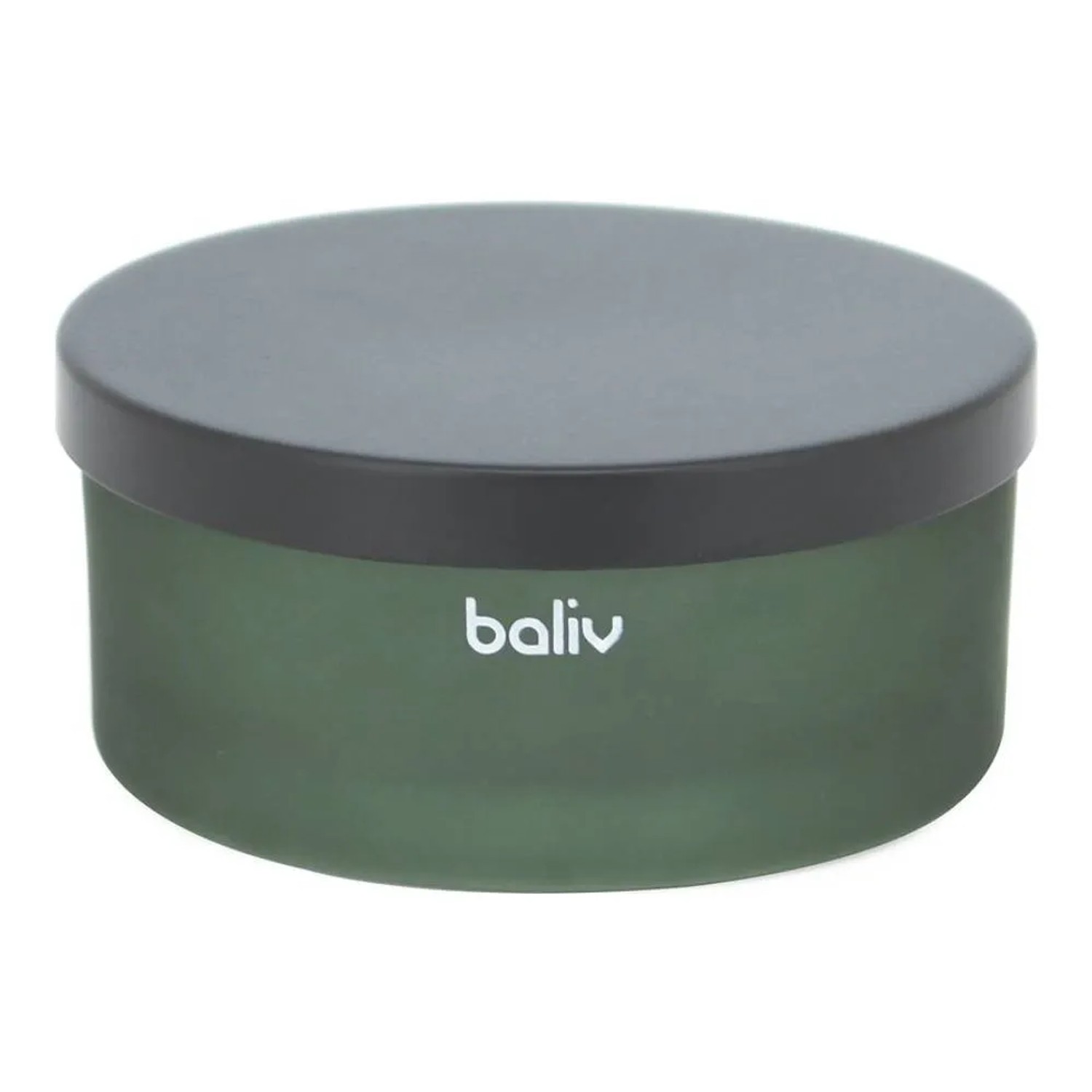 Baliv Pojemnik łazienkowy szklany zielono-czarny