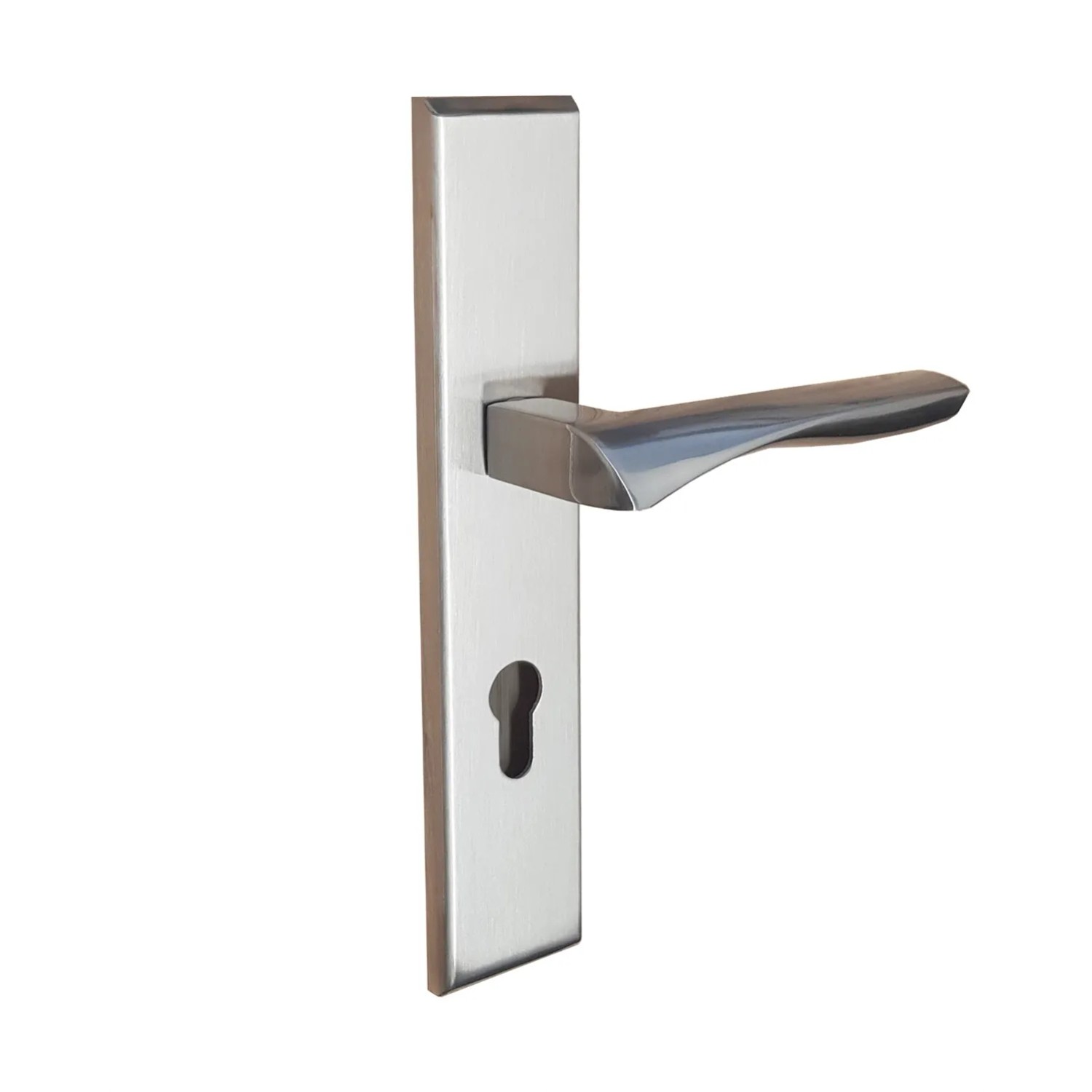 Domino Klamka zewnętrzna Bono wkładka nikiel prawa