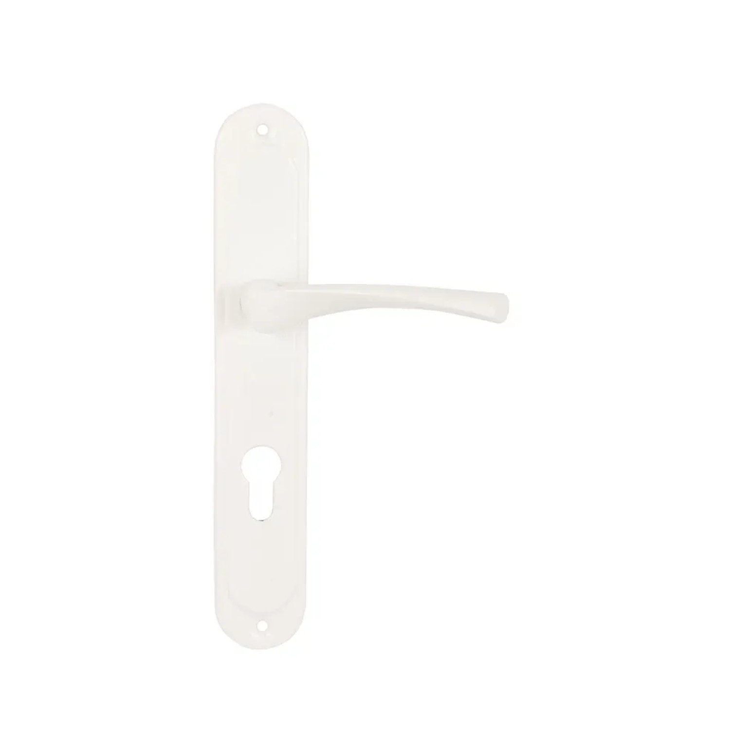 Domino Klamka Eva szyld na wkładkę biała