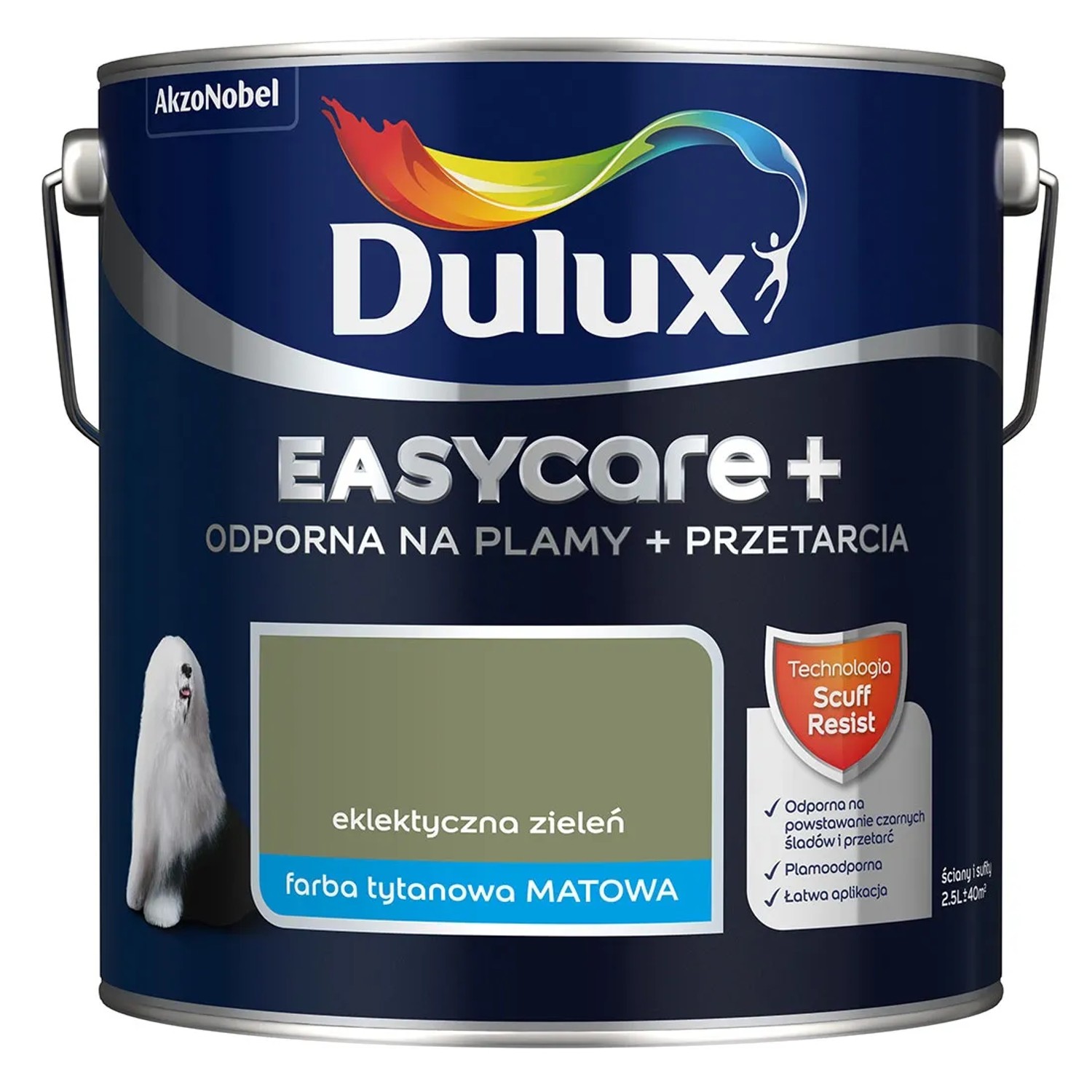 Farba Dulux EasyCare+ eklektyczna zieleń 2,5 L