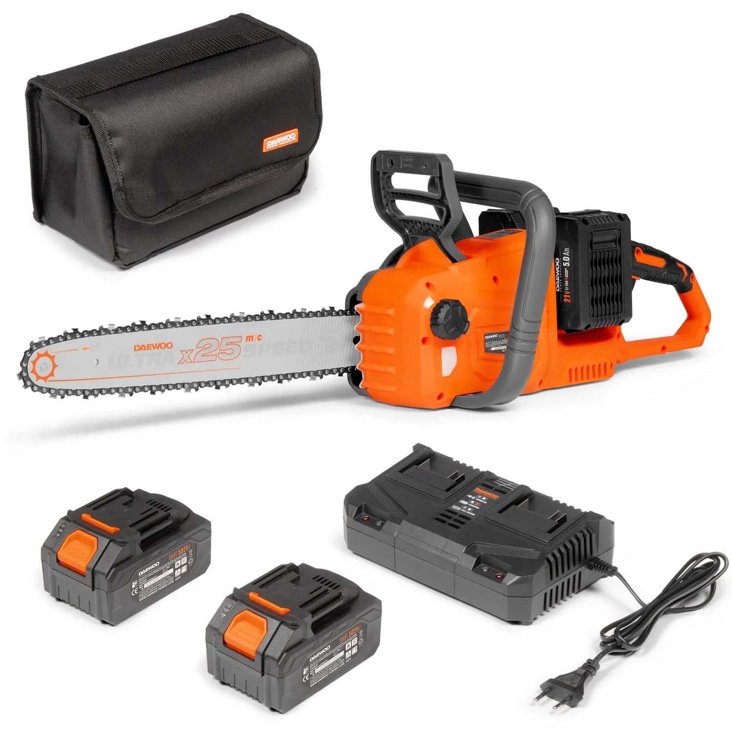 DAEWOO Pilarka akumulatorowa DACS1642Li set