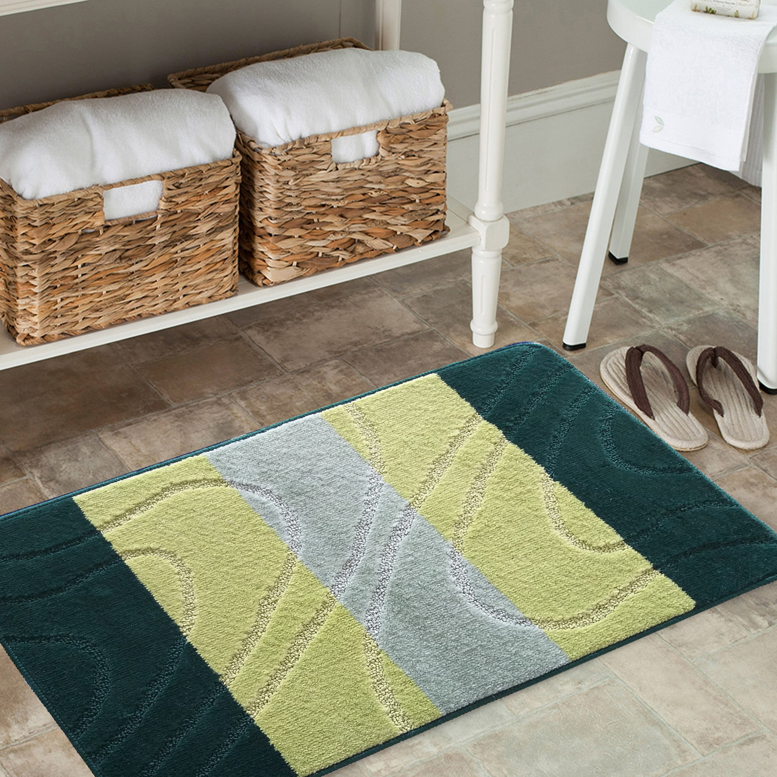 Komplet łazienkowy Montenegro 05 - zielony