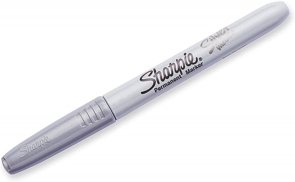 Marker permanentny Sharpie Metallic, okrągła, 1.4mm, srebrny
