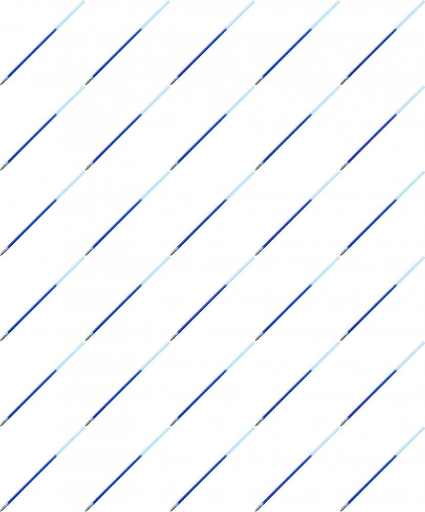 48x Wkład UNI, SXR-71, do długopisu SXN-101, 0.7mm, niebieski