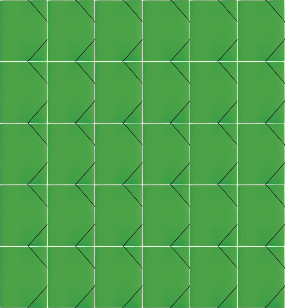 40x Teczka plastikowa z gumką Pagna, A4, 3 skrzydłowa, zielony